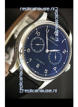 IWC Schaffhausen Japanese Replica Watch in Blue Dial