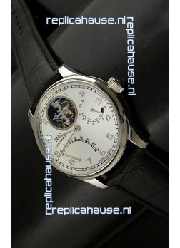 IWC Portugese Mystere Tourbillon Swiss Replica Watch in White 