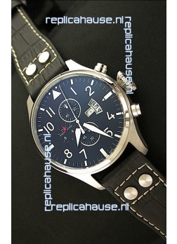 IWC Big Pilot Complications Japanese Replica Steel Watch