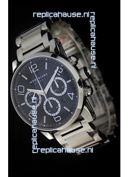 Mont Blanc Meisterstuck FlyBack chronometer Watch in Steel Casing