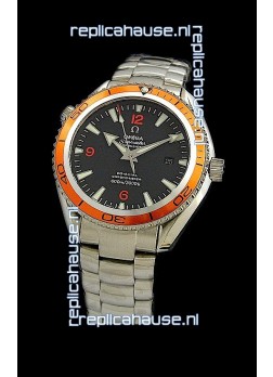 Omega Seamaster Planet Ocean Swiss Watch in Black Dial