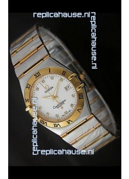 Omega Constellation Quartz in Pink Gold Two ToneCasing