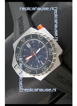 Omega Seamaster Ploprof Swiss Watch in Black Strap