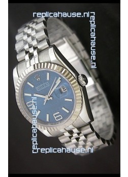 Rolex DateJust Replica Mens Watch in Blue Dial