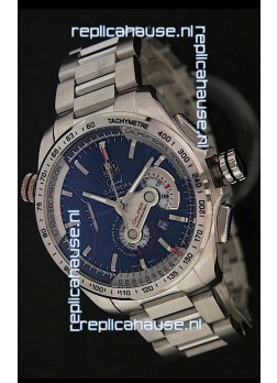 Tag Heuer Grand Carrera Calibre 36  Swiss Chronograph Watch in Blue Dial