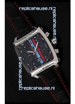 Tag Heuer Monaco Twenty Four Concept Chronograph Watch in Black Dial
