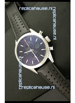 Tag Heuer Carrera Quartz Japanese Replica Watch in Black Dial