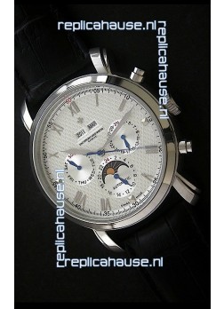 Vacheron Constantin Perpetual Calendar Japanese Watch in Silver