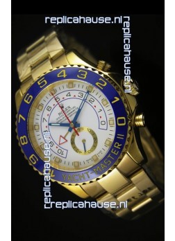 Rolex Yachtmaster II Yellow Gold  - 1:1 Ultimate Replica (Working Stopwatch)