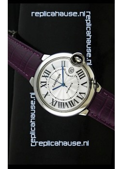 Cartier Ballon de Swiss Replica Automatic Watch in White Dial