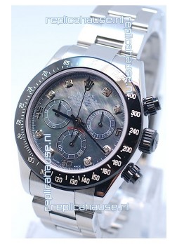 Rolex Project X Daytona Limited Edition Series II Cosmograph MonoBloc Cerachrom Swiss Watch in Black Pearl Dial